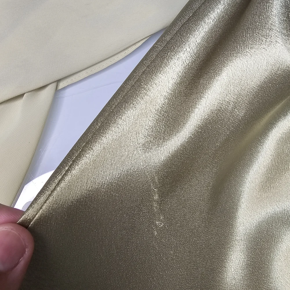 Night Way green satin gown beaded waist elegant formal evening dress 10 - Picture 12 of 12